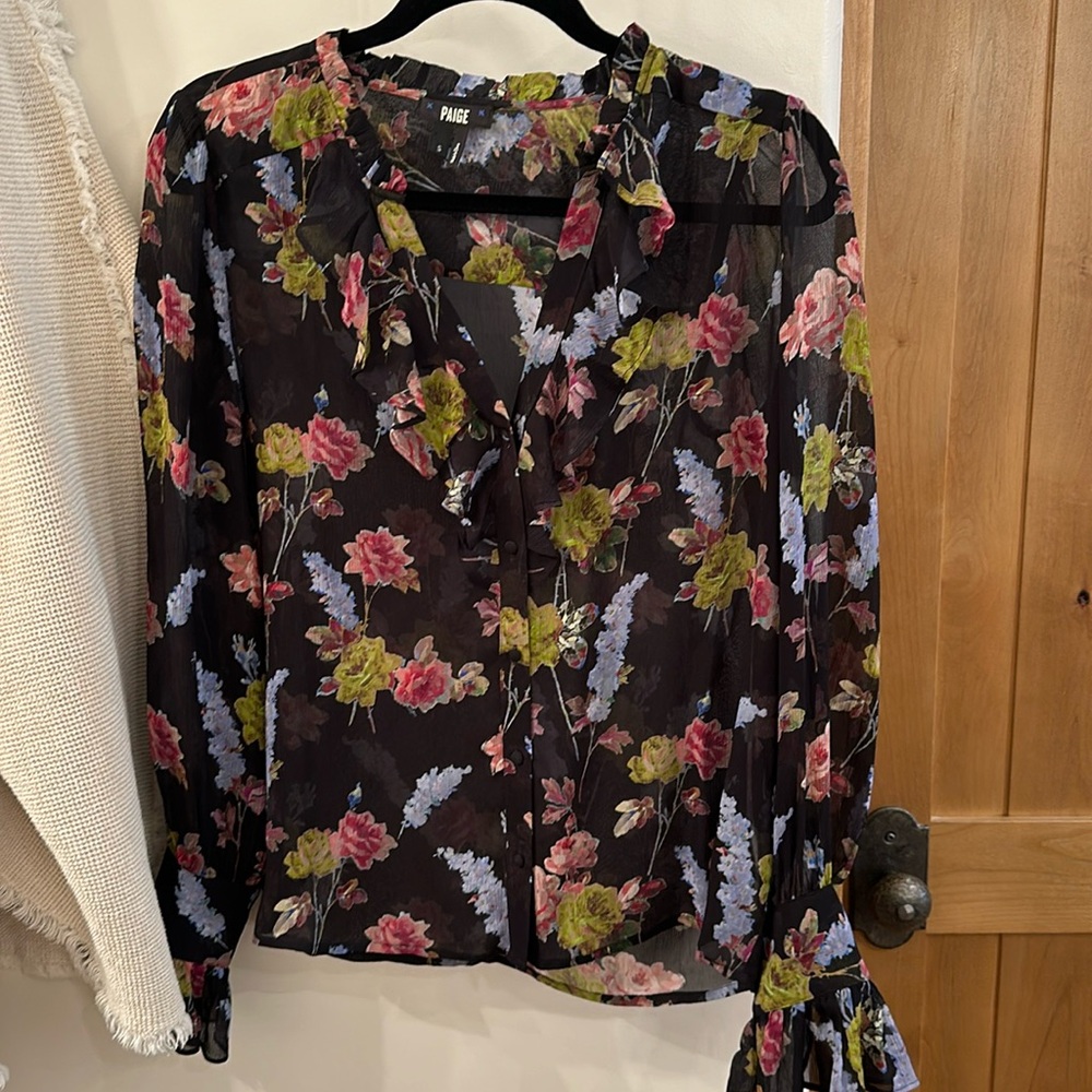 Paige silk blouse